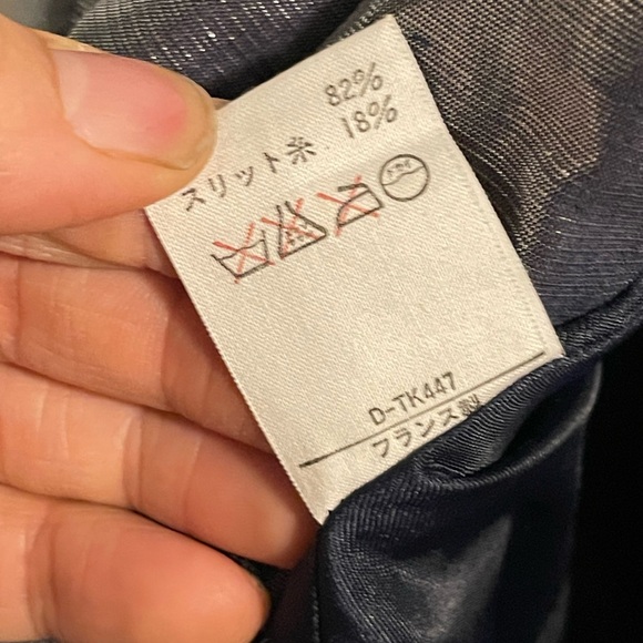 RARE Vintage A.P.C. Metallic Silver Silk Lurex Mini Dress - Made in France - S - Picture 7 of 11